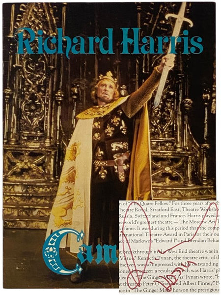 Signed Program for Richard Harris's Camelot: Based on 'The Once and Future King'