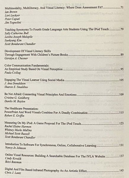Critically Engaging the Digital Learner in Visual Worlds and Virtual Environments: Selected Readings of the International Visual Literacy Association