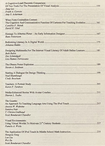 Critically Engaging the Digital Learner in Visual Worlds and Virtual Environments: Selected Readings of the International Visual Literacy Association