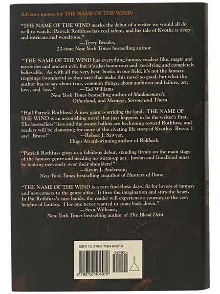 The Name of the Wind (The Kingkiller Chronicle: Day One) (Daw Book Collectors No. 1396)