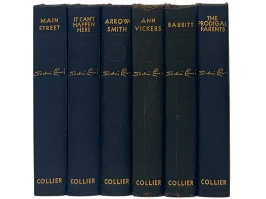 Sinclair Lewis Six Volume Set in Uniform Bindings: Main Street; It Can't Happen Here; Arrowsmith; Ann Vickers; Babbitt; The Prodigal Parents