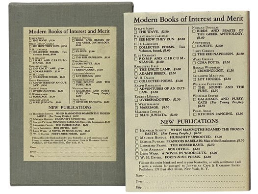 The Sound and the Fury (The First Edition Library)