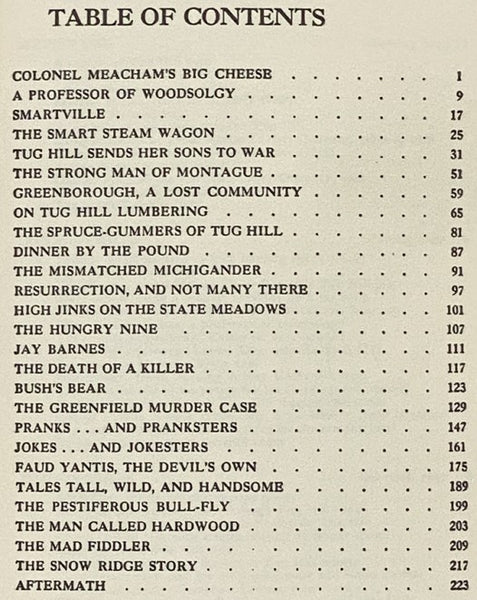 Tug Hill Country: Tales from the Big Woods