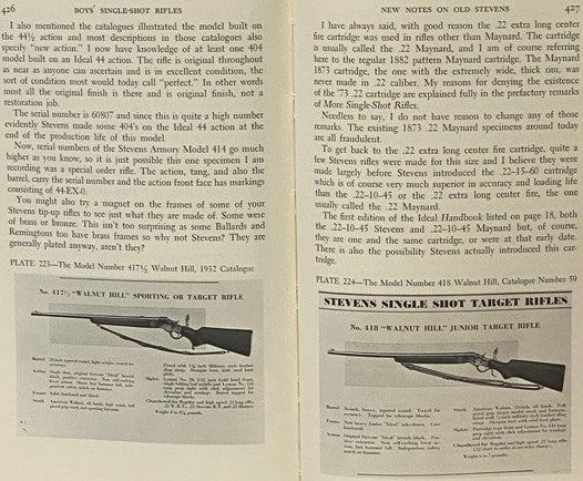Boys' Single-Shot Rifles, with Further Data on Other Single-Shot Rifles