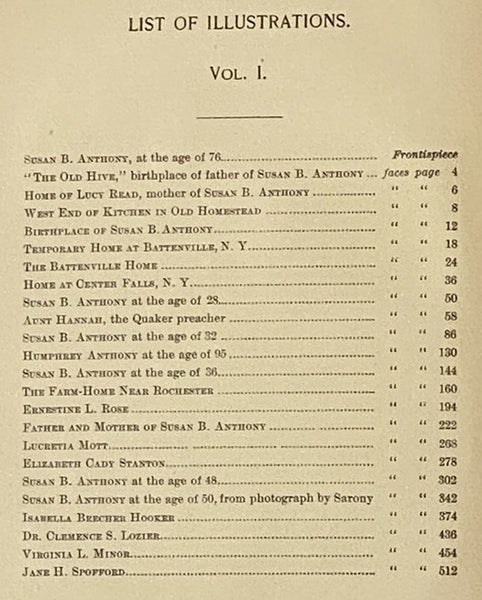 The Life and Work of Susan B. Anthony, Including Public Addresses, Her Own Letters and Many from Her Contemporaries During Fifty Years - A Story of the Evolution of the Status of Women, Including the Triumphs of Her Last Years, Account of Her Death and F…
