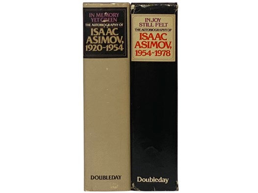 The Autobiography of Isaac Asimov, Two Volume Hardcover Set: Vol. 1. In Memory Yet Green 1920-1954; Vol. 2. In Joy Still Felt 1954-1978