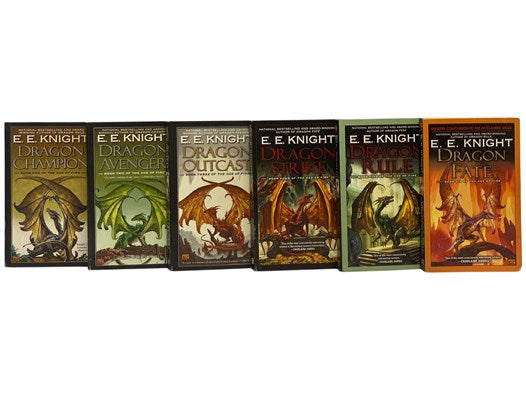 The Age of Fire Six Book Set: Dragon Champion; Dragon Avenger; Dragon Outcast; Dragon Strike; Dragon Rule; Dragon Fate