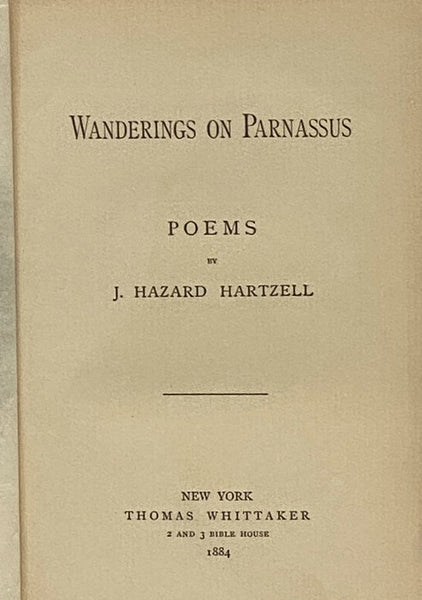 Wanderings on Parnassus: Poems