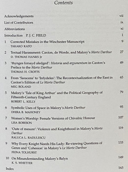 Re-Viewing Le Morte Darthur: Texts and Contexts, Characters and Themes (Arthurian Studies LX [60]) [Reviewing D'Arthur]