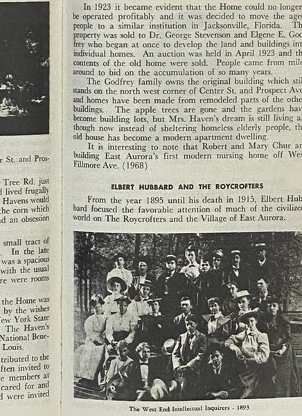 150 Years in Aurora: A History of the Township [East Aurora, New York]
