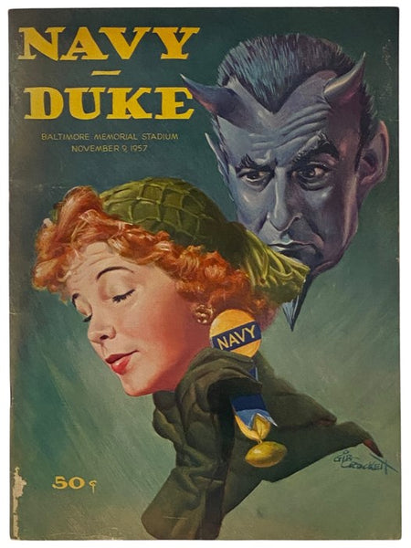Navy-Duke Official Program, November 9, 1957