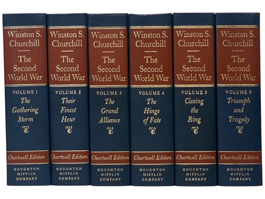 The Second World War Six Volume Set: Their Finest Hour; The Gathering Storm; The Hinge of Fate; The Grand Alliance; Closing the Ring; Triumph and Tragedy (Chartwell Edition)