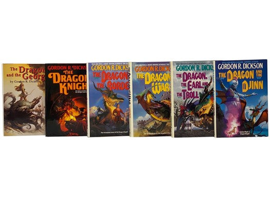 Six Books from the Dragon Knight Series: The Dragon and the George; The Dragon Knight; The Dragon on the Border; The Dragon at War; The Dragon, the Earl, and the Troll; The Dragon and the Djinn