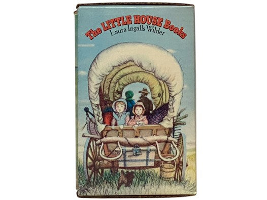 The Complete Set of Laura Ingalls Wilder's Little House Books, in Nine Volumes: Little House in the Big Woods; Farmer Boy; Little House on the Prairie; On the Banks of Plum Creek; By the Shores of Silver Lake; The Long Winter; Little Town on the Prairie;…