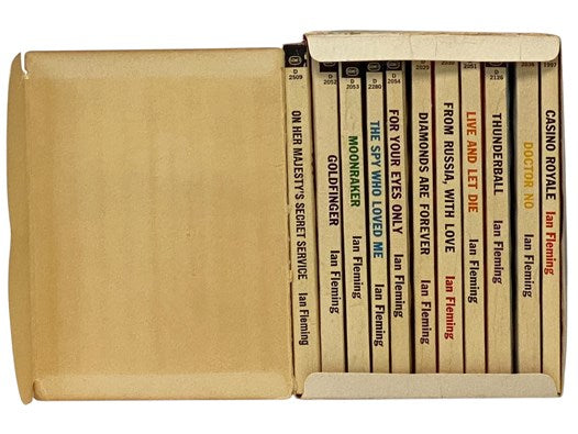 The Complete Ian Fleming, in Eleven Volumes - 11 Paperbound Suspense Classics Featuring James Bond, Secret Agent 007: On Her Majesty's Secret Service; Goldfinger; Moonraker; The Spy Who Loved Me; For Your Eyes Only; Diamonds Are Forever; From Russia, wit…