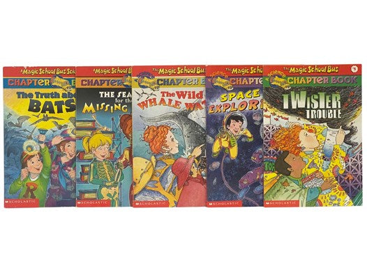 The Magic School Bus Science Chapter Books 1-18: The Truth about Bats; The Search for the Missing Bones; The Wild Whale Watch; Space Explorers; Twister Trouble; The Giant Germ; The Great Shark Escape; Penguin Puzzle; Dinosaur Detectives; Expedition Down …