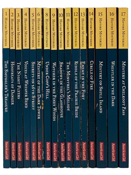 American Girl History Mysteries Set: The Smuggler's Treasure; Hoofbeats of Danger; The Night Flyers; Voices at Whisper Bend; Secrets on 26th Street; Mystery of the Dark Tower; Under Copp's Hill; Watcher in the Piney Woods; Shadows in the Glasshouse; The …