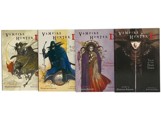 Vampire Hunter D Set: Vampire Hunter D; Raiser of Gales; Demon Deathchase; Tale of the Dead Town