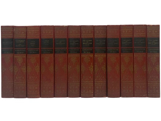 Alexandre Dumas Twelve Volume Set: The Chevalier d'Harmental; The Regent's Daughter, The Black Tulip; Ange Pitou (2 Vols.); The Vicomte de Bragelonne (4 Vols.); The Count of Monte Cristo (4 Vols.) [Works of Alexander Dumas]