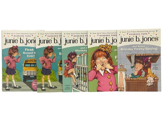 Junie B. Jones, 4 Volume Set: And the Stupid Smelly Bus; And a Little Monkey Business; And Her Big Fat Mouth; And Some Sneaky Peeky Spying