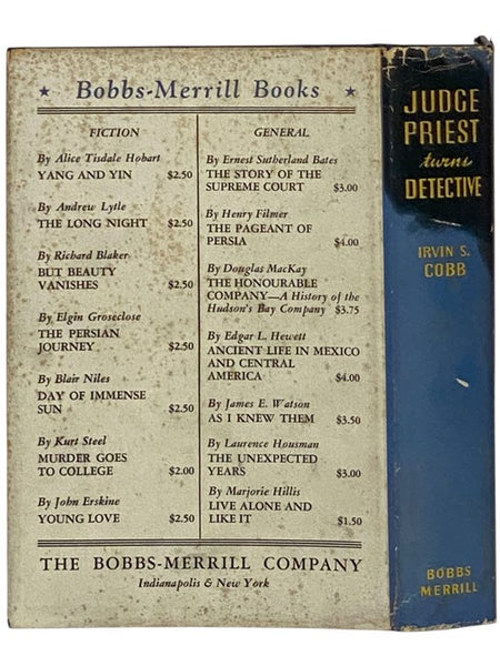 Judge Priest Turns Detective