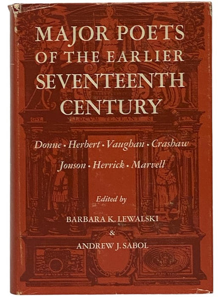 Major Poets of the Earlier Seventeenth Century