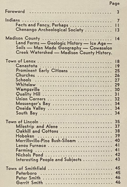 Onions, Tomahawks and Spoons: Interesting Glimpses into the Local History of Canastota, Oneida, Sherrill, Vernon and the Surrounding Region.