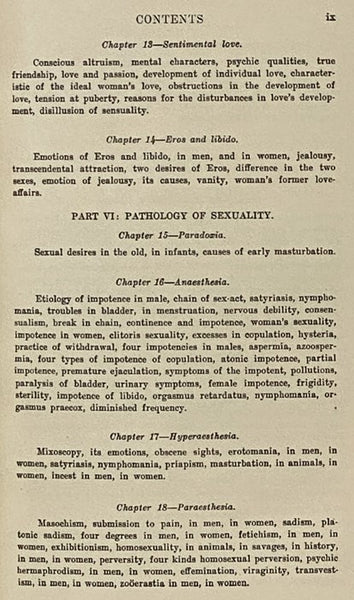 Love: A Treatise on the Science of Sex-Attraction for the Use of Physicians and Students of Medical Jurisprudence