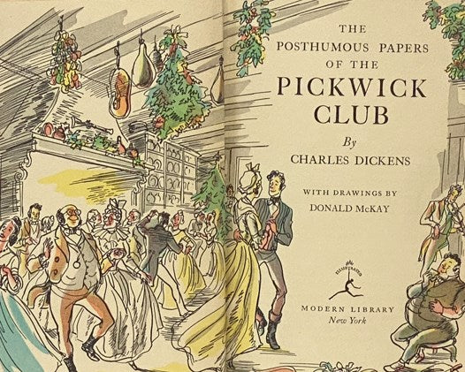 The Posthumous Papers of the Pickwick Club (Illustrated Modern Library)