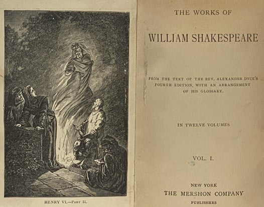 The Works of William Shakespeare, from the Text of the Rev. Alexander Dyce's Fourth Edition, with an Arrangement of His Glossary. in Twelve Volumes