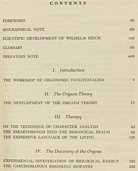 Selected Writings: An Introduction to Orgonomy (Noonday 217)