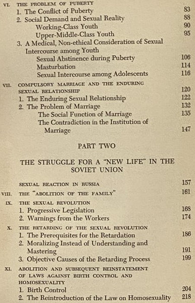 The Sexual Revolution: Toward a Self-Governing Character Structure