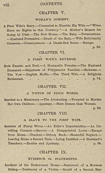 The Women of Mormonism; or The Story of Polygamy as Told by the Victims Themselves.