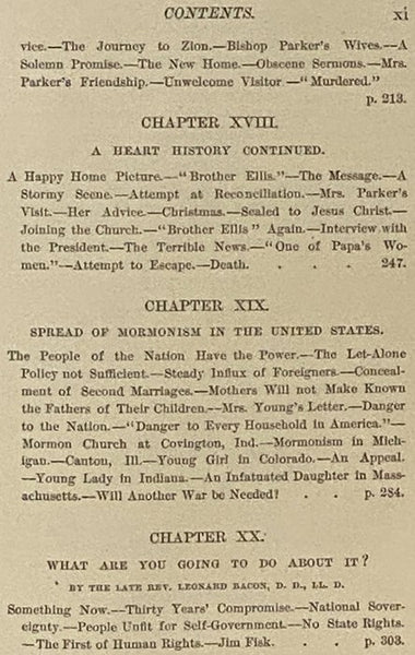 The Women of Mormonism; or The Story of Polygamy as Told by the Victims Themselves.
