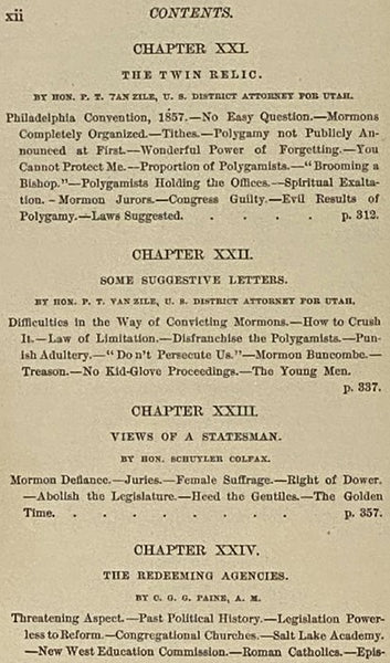 The Women of Mormonism; or The Story of Polygamy as Told by the Victims Themselves.
