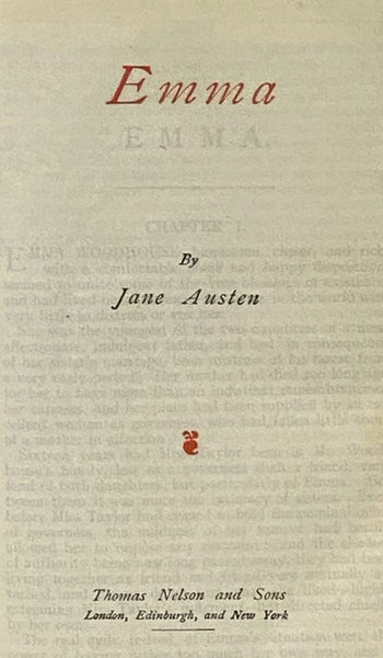 Emma; Northanger Abbey