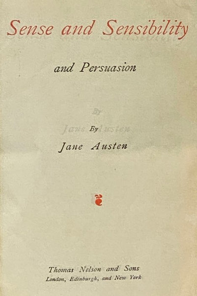 Sense and Sensibility; Persuasion