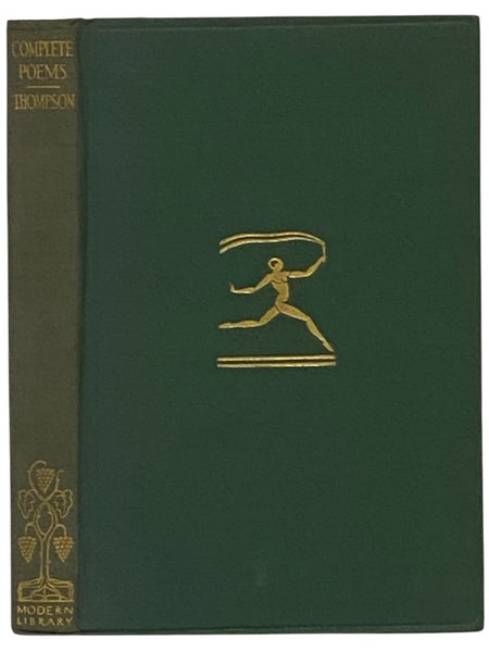 Complete Poems of Francis Thompson (The Modern Library of the World's Best Books, ML 38)