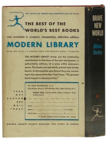 Brave New World (The Modern Library of the World's Best Books, ML 48)