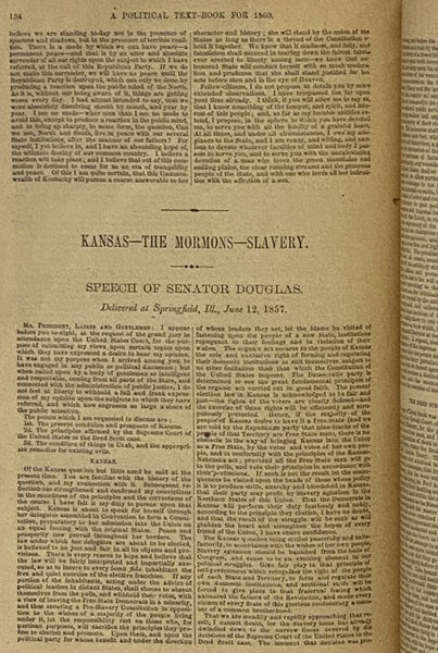 A Political Text-Book for 1860: Comprising a Brief View of Presidential Nominations and Elections: Including All the National Platforms Ever Yet Adopted: Also, a History of the Struggle Respecting Slavery in the Territories, and of the Action of Congress…