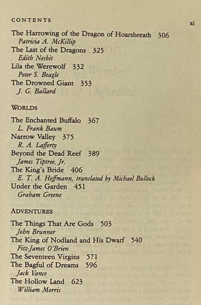 Masterpieces of Fantasy and Wonder