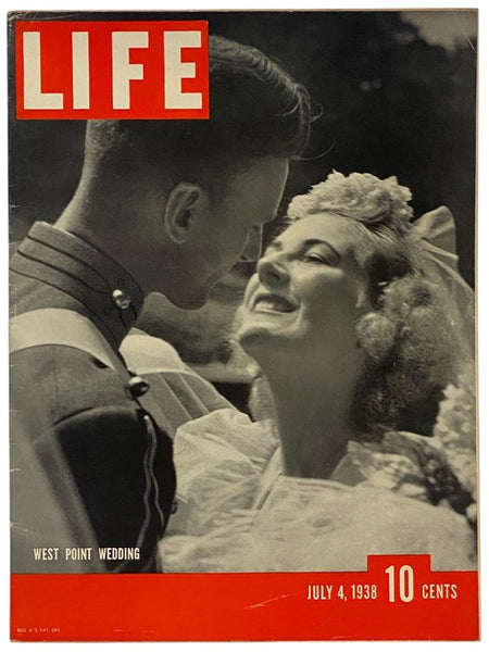 Life Magazine, July 4, 1938, Vol. 5, No. 1 [West Point Wedding Cover]