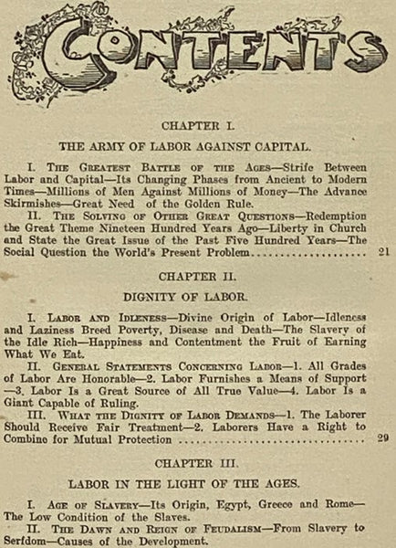 Capital and Labor