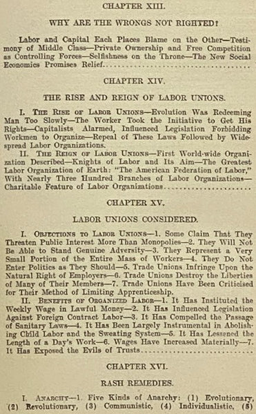 Capital and Labor