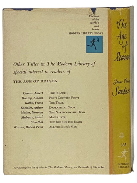 The Age of Reason (The Modern Library of the World's Best Books ML 335)