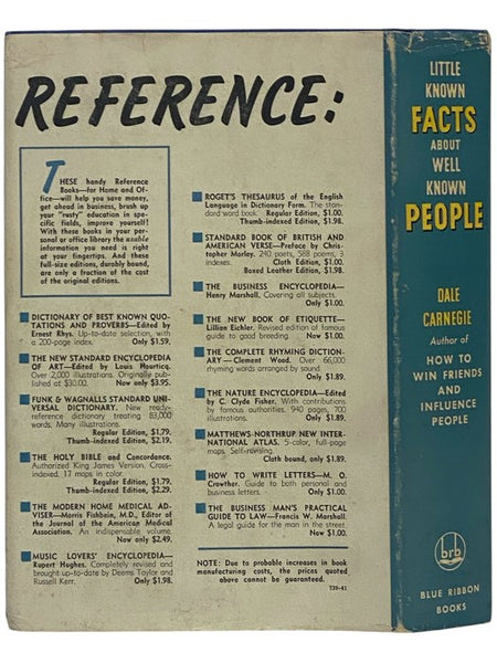 Little Known Facts About Well Known People