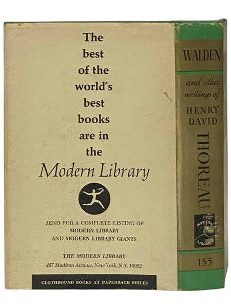 Walden and Other Writings of Henry David Thoreau (The Modern Library of the World's Best Books, ML 155)