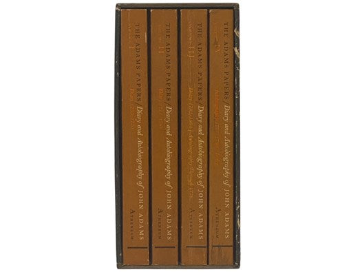 The Adams Papers: Diary & Autobiography of John Adams, in Four Volumes: Diary 1755-1770; Diary 1771-1781; Diary 1782-1804 and Autobiography through 1776; Autobiography 1777-1780 and Index (TAP 1-4)