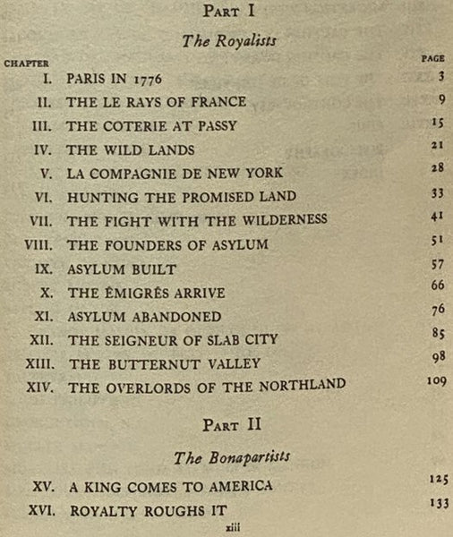 Emigres in the Wilderness