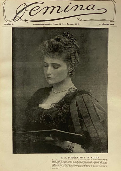 Femina: Publication Bi-Mensuelle Illustree, Tome I, 1901: Numero 1, 1st Fevrier 1901 - Numero 22, 15 Decembre 1901 [Magazine Issues 1-22]